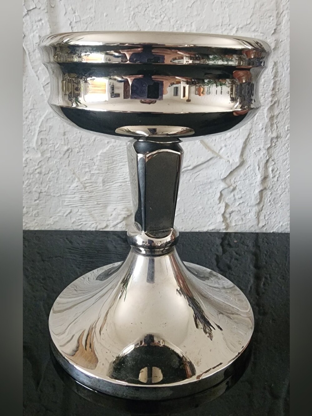 Pottery Barn Silver Plated Candle Stand